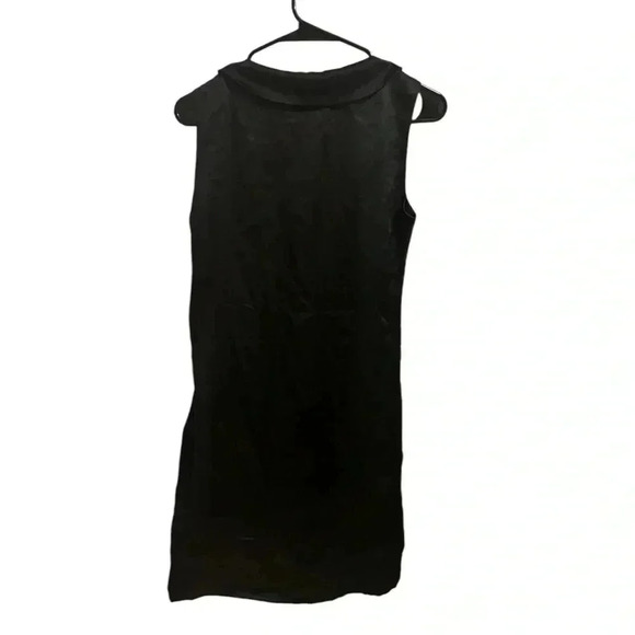 Laila Azhar Black 100% Silk Midi Dress Size 2 - Picture 2 of 4